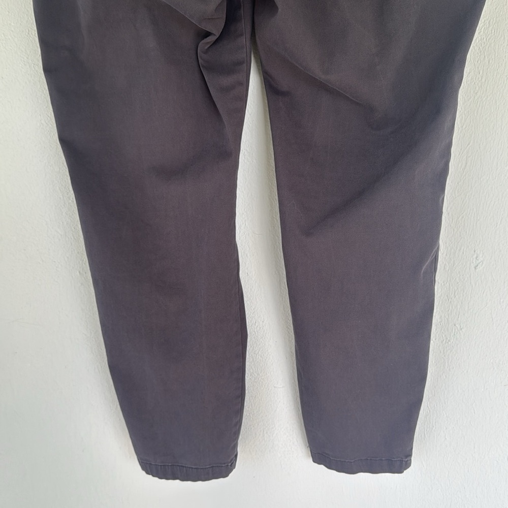 LOFT gray high rise cotton stretch skinny ankle pants size 16 - Picture 9 of 12